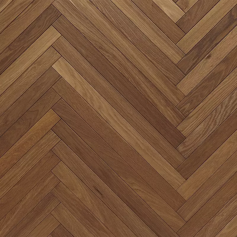 Parquet Chêne Semi-Massif Chevron Brown Fumé - Shooting 2022