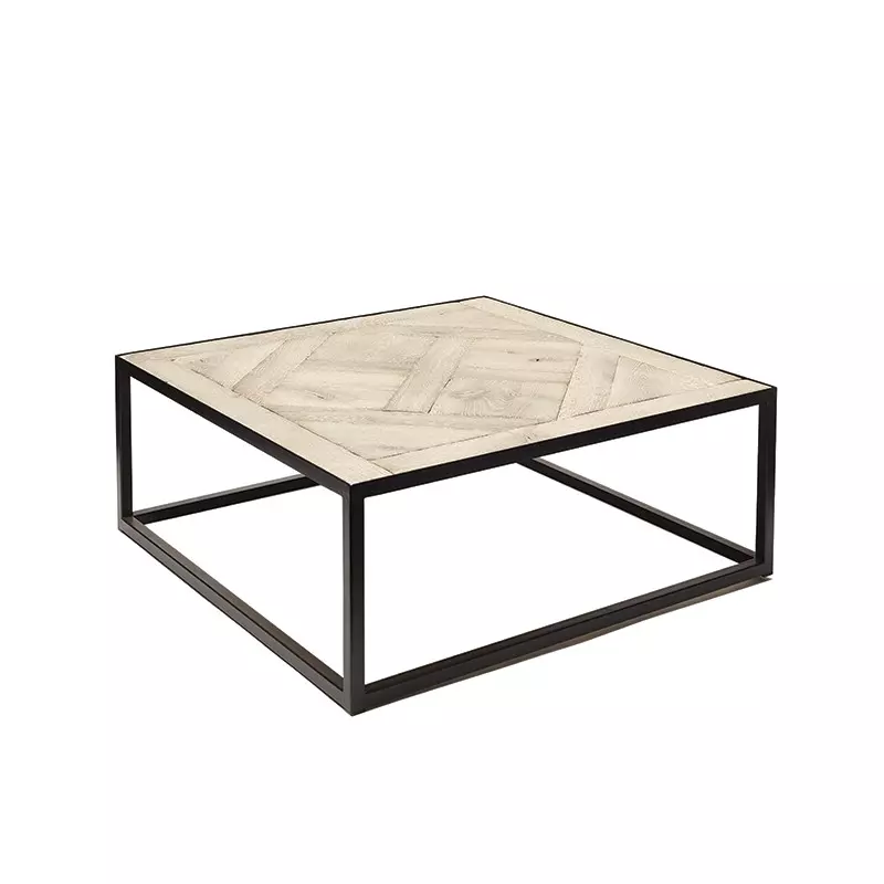 Table Basse Soubise CarreSol Edition - 91x91 - vue de face - carresol