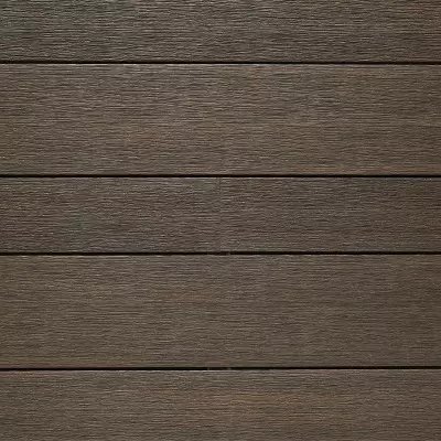 Lames Composite Vintage Wenge - 23x210x4000 - vue de face - carresol