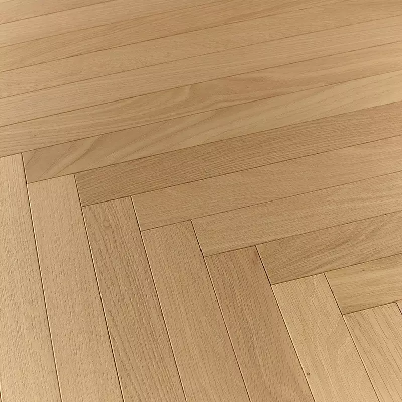 Parquet Chêne Semi-Massif Chevron Naturalizzato 50 - Vue de face