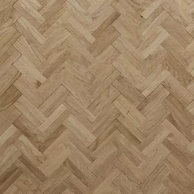 Parquet Chene Massif Baton Rompu Brut - 8x120 - choix premier - vue de face - carresol