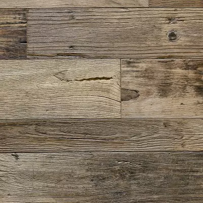 Plancher Orme Ancien Semi-Massif - 6x20x1650- Choix Recuperation - Vue de face - Carresol