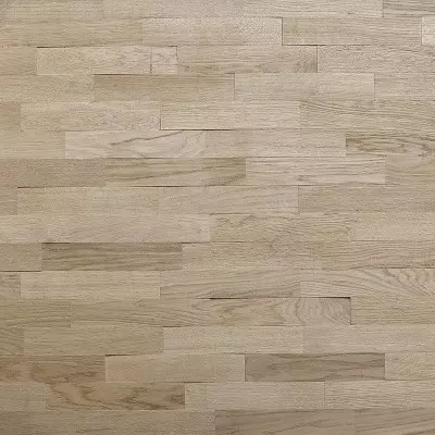 Parquet Planchette Chene Massif Brut - 10x50x250 - Choix Premier - Vue de face - Carresol