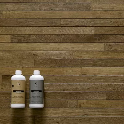 Parquet Chene Semi-Massif Easy Brown Fume - 15x50x1200 - Choix Rustique - Produits entretien - Carresol