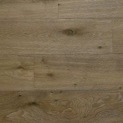 Plancher Chene Semi-Massif Fume Blanchi - 15x220x1500-2400 - Choix rustique - Vue de face - Carresol