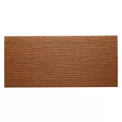 Lames Composite Brooklyn Teak - 23x138x4000 - vue de face 01 - carresol