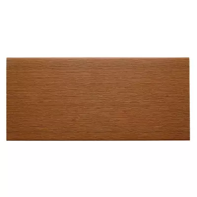 Lames Composite Brooklyn Teak - 23x138x4000 - vue de face 02 - carresol