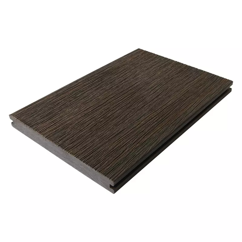 Lames Composite Vintage Wenge - 23x210x4000 - vue de profil - carresol